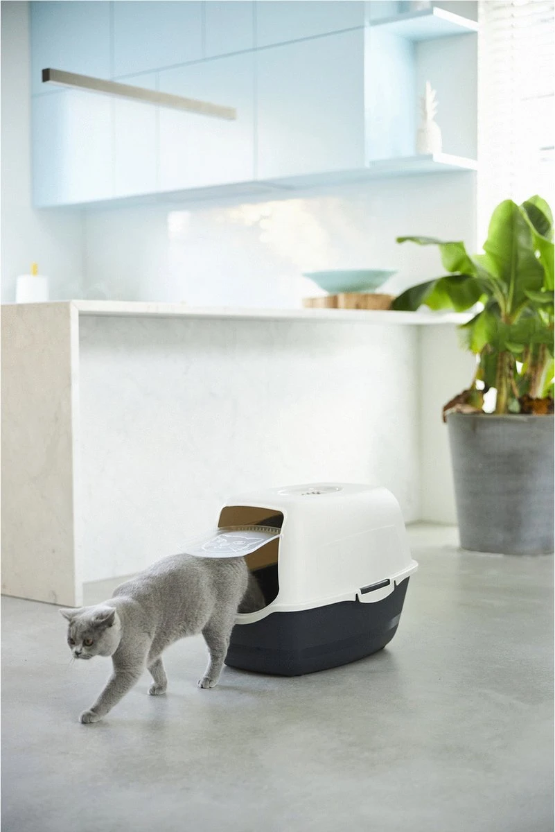 Rotho Bailey - Kattenbak - Zwart/Zand 6 Rotho Bailey - Kattenbak - Zwart/Zand - Afbeelding 4