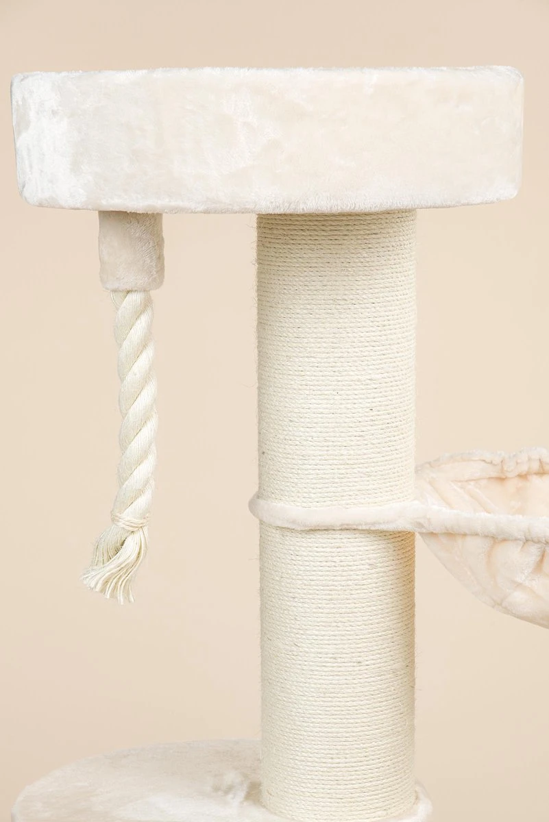 Krabpaal Voor Grote Katten Maine Coon Sleeper De Luxe Crème Beige Van RHRQuality 8 Krabpaal Voor Grote Katten Maine Coon Sleeper De Luxe Crème Beige Van RHRQuality - Afbeelding 6