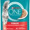 PURINA ONE Katten Natvoer Sterilcat Met Zalm & Wortelen In Saus, 85 G -Kattenbenodigdheden 803x1200