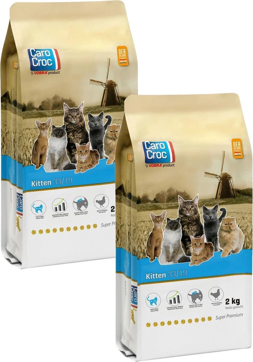 Carocroc Kitten - Kattenvoer - 2 X 2 Kg 3 Carocroc Kitten - Kattenvoer - 2 X 2 Kg