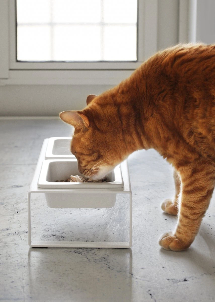 Yamazaki Tower Dierenvoerbakjes - Wit 5 Yamazaki Tower Dierenvoerbakjes - Wit - Afbeelding 3