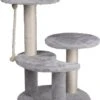 Maxxpro Krabpaal - Krabpaal Voor Katten - Kattenspeelgoed - 62 CM - 3 Platformen - Speeltouw - Sisal - Grijs -Kattenbenodigdheden 893x1200 5