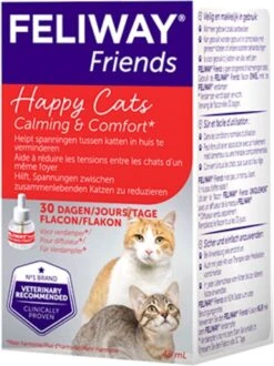 Feliway Friends - Navulling - 1 X 48 Ml - Anti-conflict Voor Katten -Kattenbenodigdheden 899x1200 3