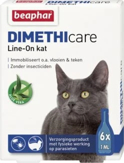 Beaphar DIMETHIcare Line On Kat - Vlooienbestrijding - 6 Pipetten 13 Beaphar DIMETHIcare Line On Kat - Vlooienbestrijding - 6 Pipetten -Kattenbenodigdheden 913x1200 2