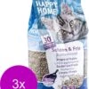 Happy Home Clumping Clean - Kattenbakvulling - 3 X 20 L 2 Happy Home Clumping Clean - Kattenbakvulling - 3 X 20 L -Kattenbenodigdheden 916x1200 2