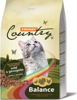 Fokker Country Balance - Wild En Gevogelte - Kattenvoer - 10 Kg -Kattenbenodigdheden 924x1200