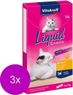 Vitakraft Cat Liquid Snack 6 Stuks - Kattensnack - 3 X Kip -Kattenbenodigdheden 927x1200 1