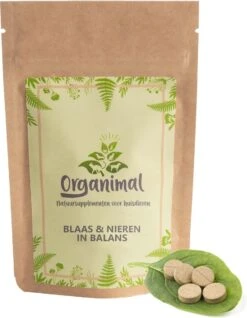 Organimal - Blaas En Nieren In Balans - Kat - O.a. Bij Blaasontsteking En Blaasgruis - 45 Tabletten A 700mg