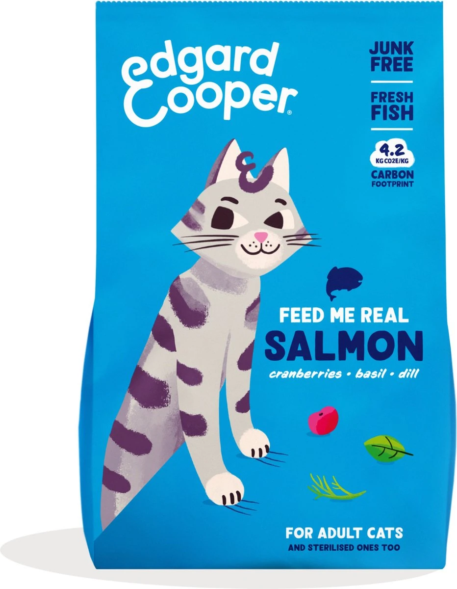 Edgard & Cooper Kattenvoer Adult Zalm 4 Kg 3 Edgard & Cooper Kattenvoer Adult Zalm 4 Kg