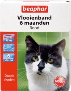 Beaphar Vlooienband Kat - Rood - 1 Stuk -Kattenbenodigdheden 934x1200 1