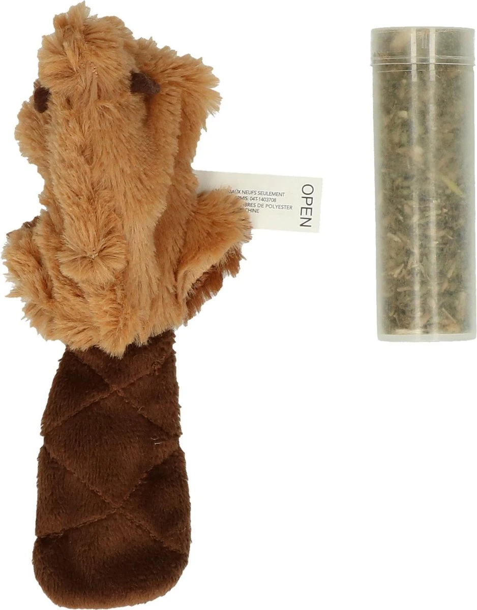Kong Kat Catnip Bever - Speelmuis - Bruin - 3,8 X 4,5 X 4,2 8 Kong Kat Catnip Bever - Speelmuis - Bruin - 3,8 X 4,5 X 4,2 - Afbeelding 6