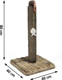 Designed By Lotte - Krabpaal - Kubu - 40x40x80 Cm -Kattenbenodigdheden 940x1200 3