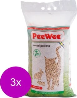 Peewee Houtkorrels Kattenbakvulling - 3 X 9 Kg (27 Kg, 42l) -Kattenbenodigdheden 942x1200 2