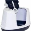 Moderna Flip Hoekkattenbak - Donkerblauw/Wit - 56 X 45 X 39 Cm -Kattenbenodigdheden 960x1200 5