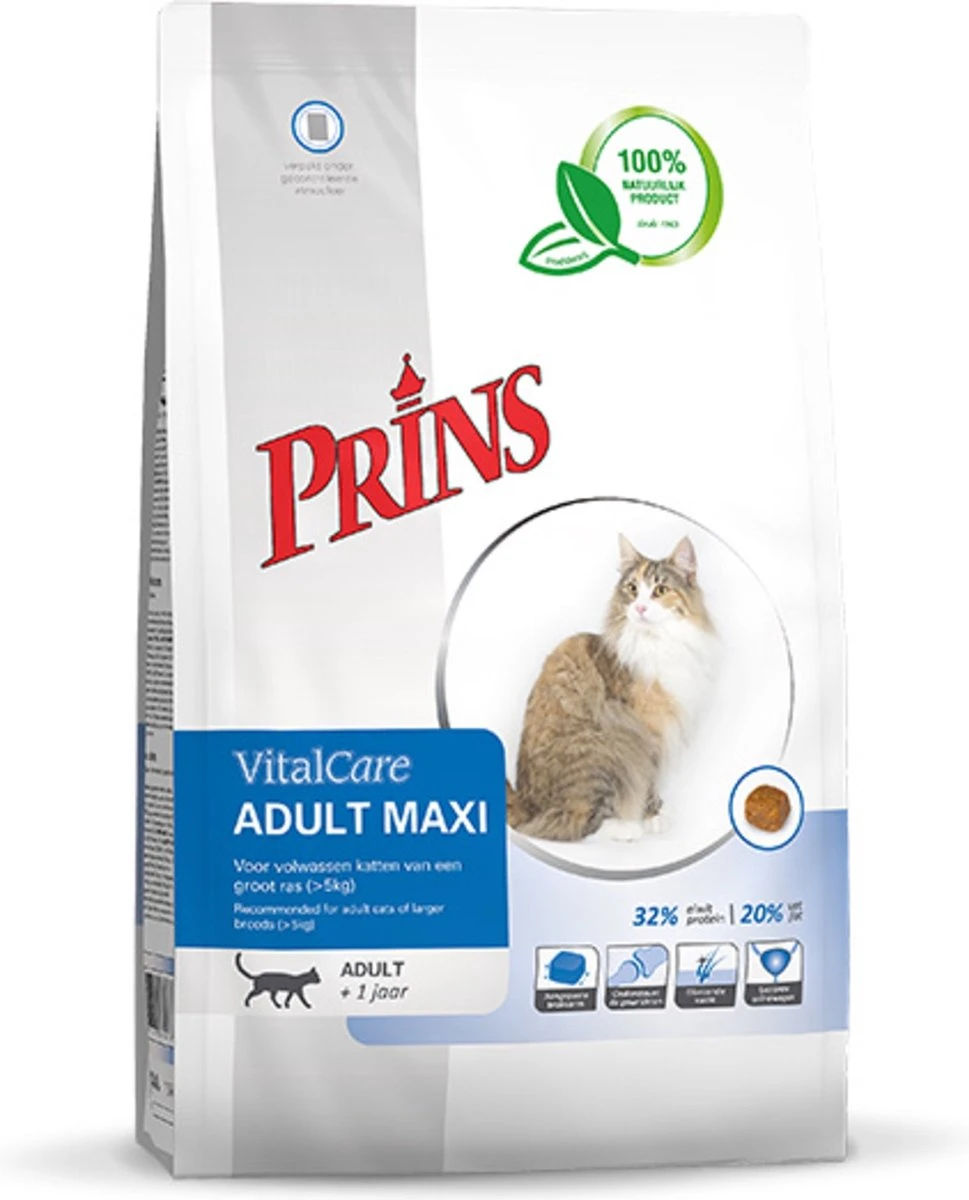 Prins VitalCare Adult Maxi - Kattenvoer - 10 Kg - Kat 13 Prins VitalCare Adult Maxi - Kattenvoer - 10 Kg - Kat - Afbeelding 11