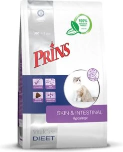 Prins VitalCare Diet Skin & Intestinal Hypoallergeen Kattenvoer 1,5 Kg