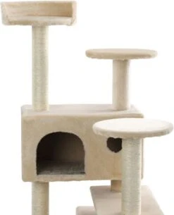 Krabpaal XXL Voor Kat -132 Cm -Beige - Kattenboom Voor Katten - Kattenhuis Van Sisal - XXL Klimpaal Voor Meerdere Katten -Kattenbenodigdheden 973x1200 6