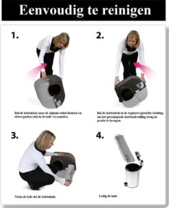 Omega Paw Zelfreinigende Kattenbak L - Zwart -Kattenbenodigdheden 978x1200 1